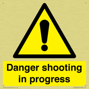 Danger shooting in progress